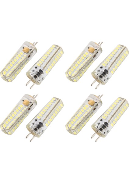 8x 6.5W Gy6.35 LED Ampuller 72 2835 Smd LED 320LM 50W Halojen Lambalar Eşdeğer Kısılabilir Saf Beyaz 6000K 360 Derece Işın (Yurt Dışından)