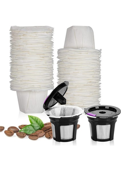 Keurig Için 2 Set K Bardak, 100 Adet Kağıt K Bardak Filtresi - Evrensel Keurig Yeniden Kullanılabilir Kahve Kapsülleriyle Uyumlu (Yurt Dışından) fiyatları