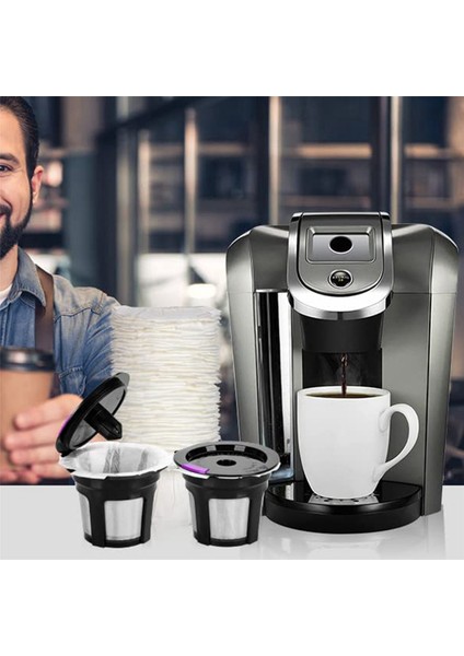 Keurig Için 2 Set K Bardak, 100 Adet Kağıt K Bardak Filtresi - Evrensel Keurig Yeniden Kullanılabilir Kahve Kapsülleriyle Uyumlu (Yurt Dışından) indirimleri