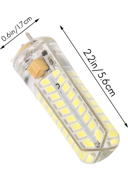 2x 6.5W Gy6.35 LED Ampuller 72 2835 Smd LED 320LM 50W Halojen Lambalar Eşdeğer Kısılabilir Saf Beyaz 6000K 360 Derece Işın Açısı Silikon Mısır Ampul (Yurt Dışından) indirimleri