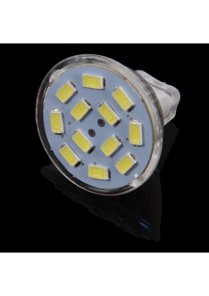 2x 6W GU4(MR11) LED Spot Işığı MR11 12 Smd 5730 570 Dc 12V, Beyaz & Sıcak Beyaz (Yurt Dışından)