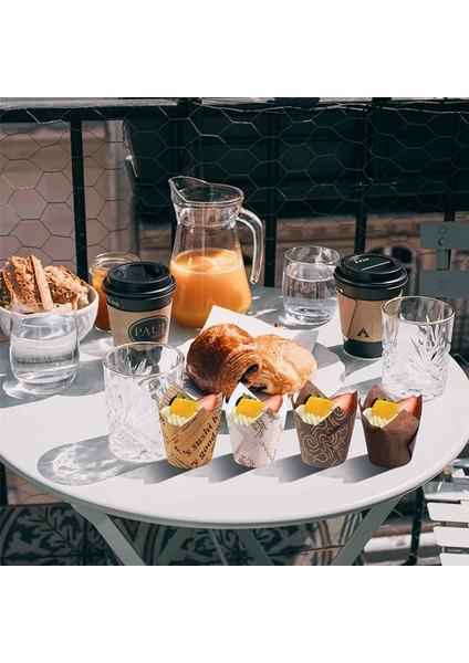 Cupcake Kalıpları, 400 Adet Lale Pişirme Bardak Muffin Bardak Cupcake Gömlekleri Doğum Günü Duş Partisi Için Muffin Kutuları (Yurt Dışından)