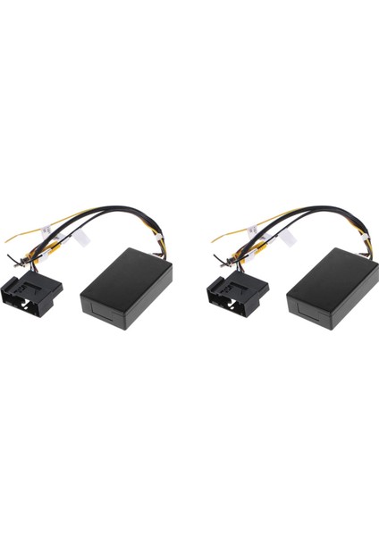 2x Rgb (Rca) Av Cvbs Sinyal Dönüştürücü Dekoder Kutusu Adaptörü Fabrika Dikiz Kamera Golf 6 cc (Yurt Dışından)