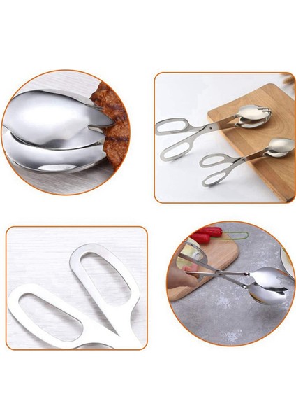 2 Paket Büfe Maşası, Paslanmaz Çelik Salata Maşası, Ev Mutfağı, Pasta, Parti, Barbekü, Deniz Ürünleri, Kızartma (Yurt Dışından) fırsatları