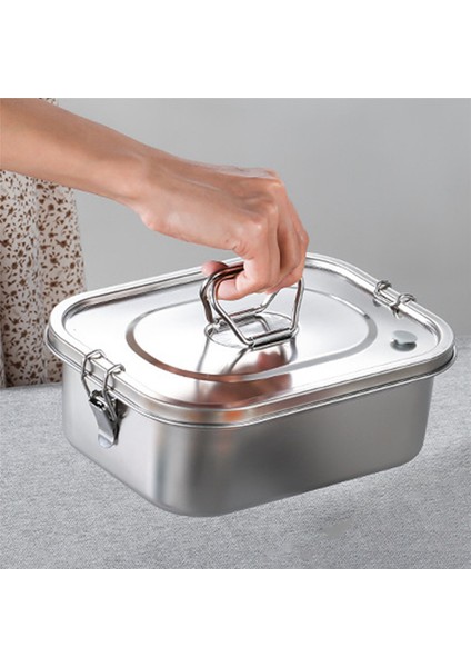 2x Paslanmaz Çelik Öğle Yemeği Kutusu Metal Bento Kutusu Aperatif Gıda Kabı Açık Saklama Kutusu Öğle Yemeği Kutusu Çocuklar Için (Yurt Dışından) fiyatları