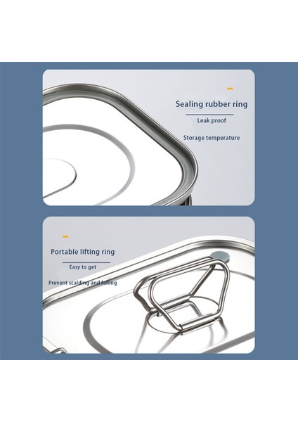 2x Paslanmaz Çelik Öğle Yemeği Kutusu Metal Bento Kutusu Aperatif Gıda Kabı Açık Saklama Kutusu Öğle Yemeği Kutusu Çocuklar Için (Yurt Dışından) modelleri