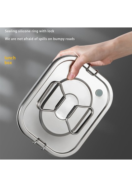 2x Paslanmaz Çelik Öğle Yemeği Kutusu Metal Bento Kutusu Aperatif Gıda Kabı Açık Saklama Kutusu Öğle Yemeği Kutusu Çocuklar Için (Yurt Dışından) fırsatları