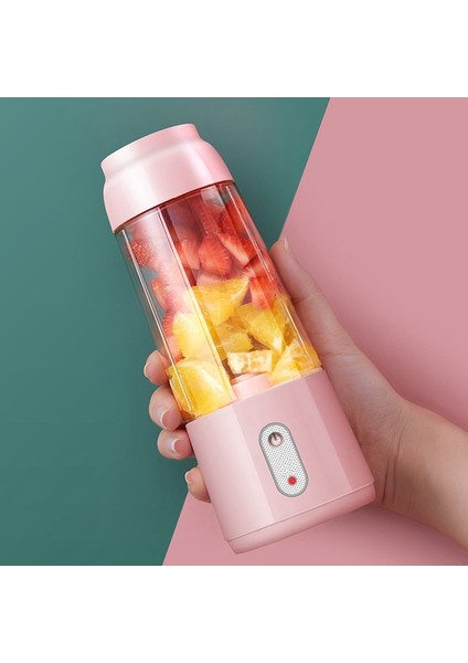 Taşınabilir Blender Elektrikli USB Mikser Sıkacağı Makinesi Mini Gıda Smoothie Işlemcisi El Kişisel Meyve Sıkacağı D (Yurt Dışından)