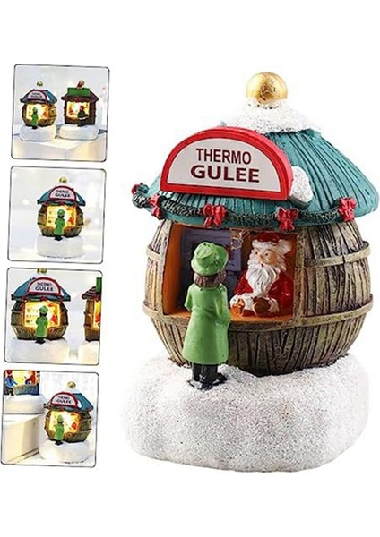 Ev Gece Lambası Noel Süsleri Noel Dekorasyonu Masa Dekoru Güzel Masa Lambası Başucu Lambası C (Yurt Dışından)