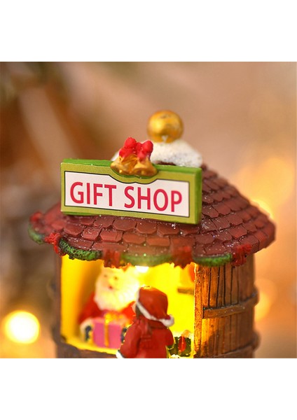 Ev Gece Lambası Noel Süsleri Noel Dekorasyonu Masa Dekoru Güzel Masa Lambası Başucu Lambası C (Yurt Dışından)