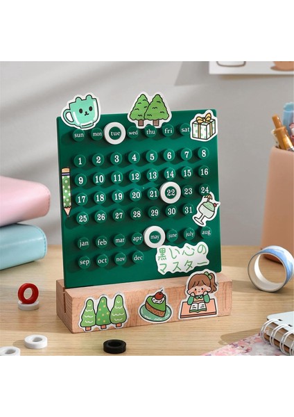 Ahşap Masa Takvimi Sürekli Takvim Retro Ev Benzersiz Hediyeler, Ay Tarih Göstergesi, Ofis Için Masa Süslemeleri, Beyaz (Yurt Dışından) fiyatları