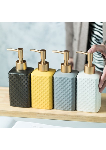 Seramik Sabunluk, Doldurulabilir El Yıkama Sıvısı Losyonu, Narin Vintage Rölyefli, Banyo Veya Mutfak Için (Siyah) (Yurt Dışından) modelleri