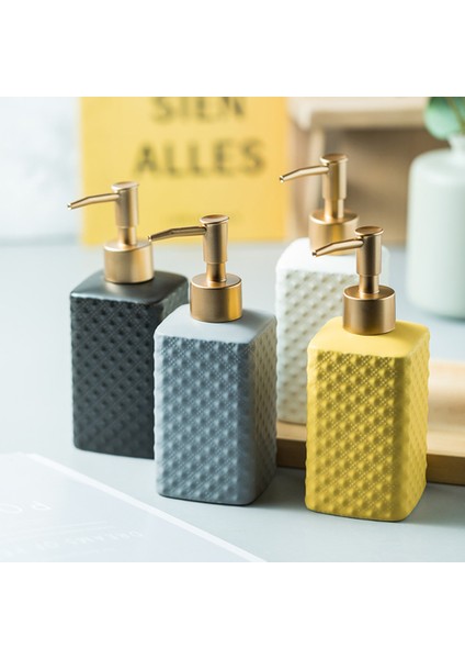 Seramik Sabunluk, Doldurulabilir El Yıkama Sıvısı Losyonu, Narin Vintage Rölyefli, Banyo Veya Mutfak Için (Siyah) (Yurt Dışından) fırsatları