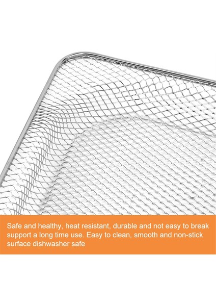 Hava Fritöz Fırın Sepeti Hava Fritöz Sepeti Raf Yıkanabilir Kurutucu Raf Çıkarılabilir Fırın Örgü Sepeti Ninja Foodi SP100 (Yurt Dışından) indirimleri