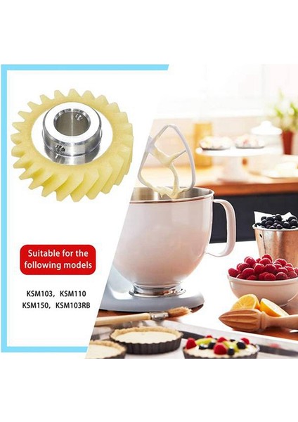 W10112253 Whirlpool ve Kitchenaid Mikserler Için Mikser Sonsuz Dişli Yedek Parça Değiştirilir 4162897 4169830 AP4295669 5 Paket (Yurt Dışından)