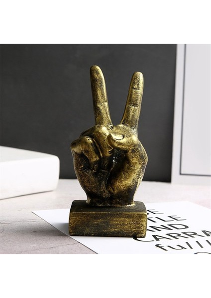 El Parmak Hareketi Masası Heykelleri Parmaklar Heykel Yaratıcılar Ev Yatak Odası Dolabı Raf Dekorasyon 8X17 cm (Yurt Dışından) indirimleri