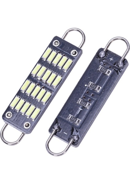 Ampul 44MM Parlak Beyaz Festoon LED Ampul, 20 Smd Sert Döngü 1.73 Inç Iç Kubbe Haritası LED Işıklar 561 567 564, 8'li Paket (Yurt Dışından)