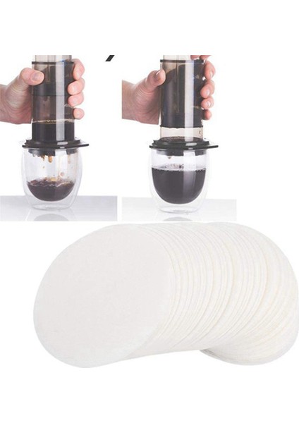 1000 Adet Yuvarlak Kahve Filtre Kağıdı Espresso Kahve Makinesi Için V60 Damlatıcı Kahve Filtreleri Araçları Moka Pot Kağıt Filtre, 60MM (Yurt Dışından)