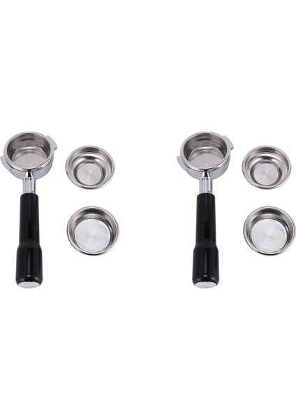 2 Adet 58 mm Dipsiz Paslanmaz Çelik Profesyonel Espresso Kahve Makinesi Tek ve Çift Bardak Filtre Sepeti (Yurt Dışından) fiyatları