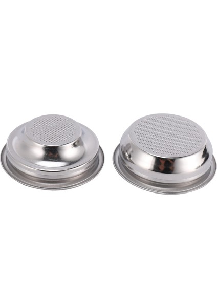2 Adet 58 mm Dipsiz Paslanmaz Çelik Profesyonel Espresso Kahve Makinesi Tek ve Çift Bardak Filtre Sepeti (Yurt Dışından) indirimleri