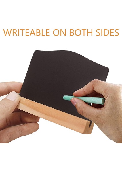 Tebeşir Burcu Için 4 Pcs Mini Kara Tahta Işaretleri, Parti Restoran Düğün Için Gıda Etiketleri Mesaj Panosu Işaretleri (Yurt Dışından) indirimleri