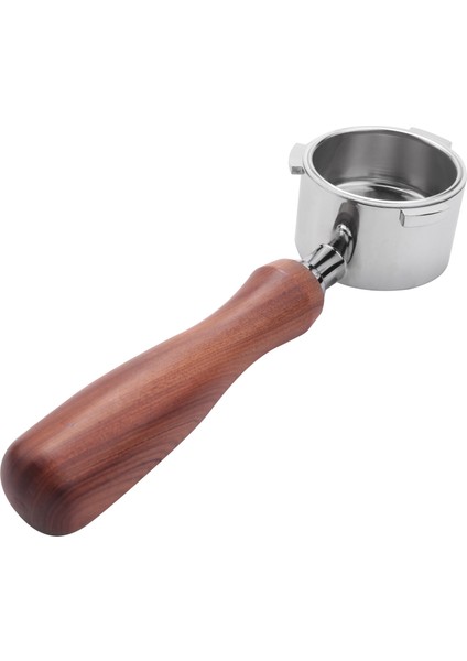 Delonghi EC680/EC685 Kahve Makinesi Filtresi 51MM Için Dipsiz Portafilter 51MM, Üç Kulak Ahşap Saplı (Yurt Dışından)