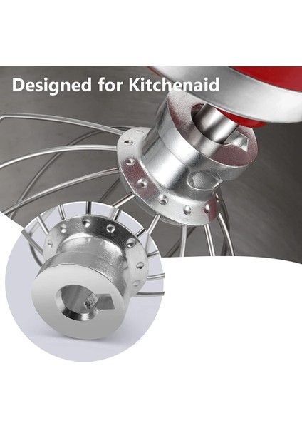 Kitchenaid Stand Mikser Için Tel Kırbaç 5qt Kaldırma ve 6qt, Çırpma Aparatı, Paslanmaz Çelik Yumurta Krema Karıştırıcı (Yurt Dışından)