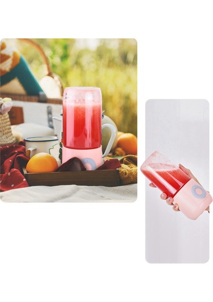 Taşınabilir Blender, Meyve Sıkacağı Kablosuz Taşınabilir Buz Kırma Elektrikli Meyve Sıkacağı Bardağı, El Blenderi Spor (Yeşil) (Yurt Dışından)