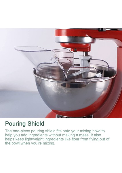 Dökme Kalkanı Mikser Aksesuarları ve Yedek Parçalar KN1PS W10616906 Kitchenaid Aparatı ile Uyumlu (Yurt Dışından)