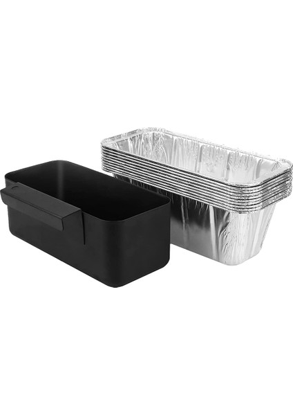 Kalbur Gres Tutucu 10 Adet Folyo Fincan Kalbur Aksesuarları Kalbur Damlama Tavaları Gres Tuzağı Blackstone 28 36 Inç (Yurt Dışından)