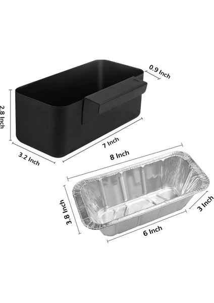 Kalbur Gres Tutucu 10 Adet Folyo Fincan Kalbur Aksesuarları Kalbur Damlama Tavaları Gres Tuzağı Blackstone 28 36 Inç (Yurt Dışından) fırsatları