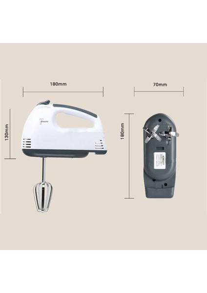 Elektrikli Yumurta Çırpıcı Otomatik El Mikseri Blender 7 Dişli Pişirme Çırpma Krem Şanti Mikser El Karıştırıcı Abd Plug (Yurt Dışından)