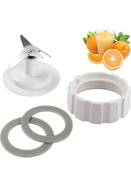 Hamilton Beach Blender Parçaları Için Kavanoz Taban Kapağı ve O-Ring Conta Contası Aksesuar Seti ile Bıçak Yedek Parçaları (Yurt Dışından)