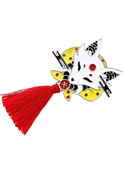 Vintage Hayvan Alaşım Püskül Broş Çin Tarzı Kırmızı Saçaklı Broş Tilki Saçak Pin Takı (Yurt Dışından) modelleri