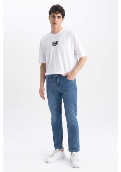 Sergio Regular Fit Normal Kalıp Normal Bel Boru Paça Jean Pantolon A0304Ax23Sp fiyatları