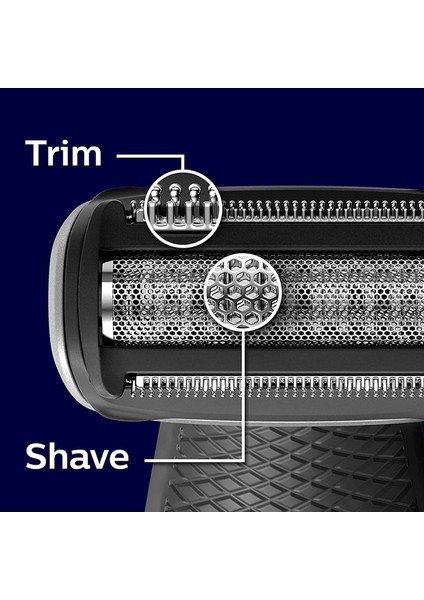 2x BG2000 Yedek Düzeltici/tıraş Makinesi Folyo Kafası Philips Norelco Bodygroom BG7040 BG7030 BG5025 BG2039 (Yurt Dışından) modelleri