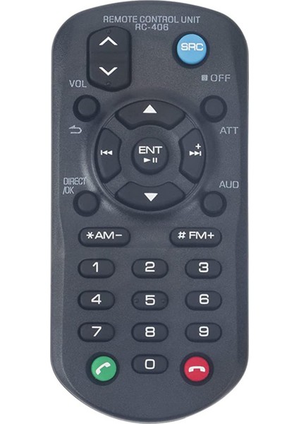 RC-406 CD Alıcısı Için Yedek Uzaktan Kumanda DPX503BT -BT328 DPX524BT -BT228U DPX504BT DPX593BT (Yurt Dışından)