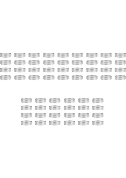 60 Paket Paslanmaz Çelik Tart Yüzükler 3 In, Delikli Kek Mus Halkası, Kek Halkası Kalıbı, Yuvarlak Kek Pişirme Araçları (Yurt Dışından) fiyatları