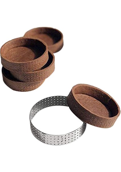 60 Paket Paslanmaz Çelik Tart Yüzükler 3 In, Delikli Kek Mus Halkası, Kek Halkası Kalıbı, Yuvarlak Kek Pişirme Araçları (Yurt Dışından) modelleri