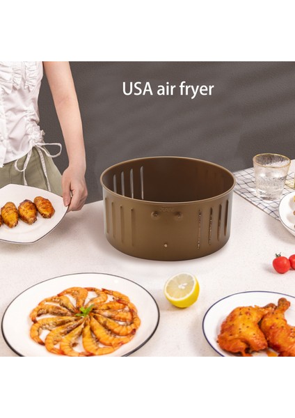 Power Gowise Abd Hava Fritözü ve Tüm Hava Fritöz Fırını Için Hava Fritöz Yedek Sepeti 3.7qt, Yapışmaz Kızartma Sepeti (Yurt Dışından)