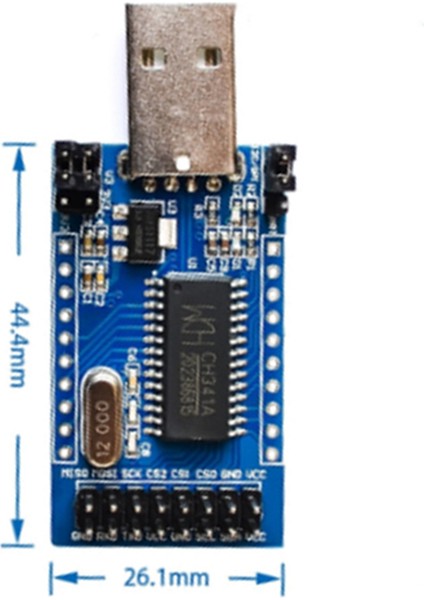 CH341A Programcı USB Uart Iıc Spı I2C Dönüştürücü Paralel Bağlantı Noktası Dönüştürücü Yerleşik Çalışma Göstergesi Lamba Kartı (Yurt Dışından)