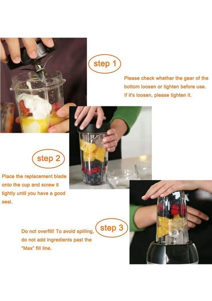 2x Kapak ve 32 Oz Bardak ve 7 Yüzgeç Bıçak Ninja Auto Iq 1000 W Blender Aksesuarları Yedek Parçalar Için Uyumlu BL482 (Yurt Dışından) indirimleri