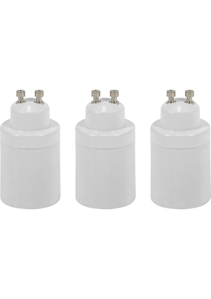 3x - E26/E27 Adaptör Süngü Tabanı - E26/E27 Vidalı Ampul Soket Adaptörü Dönüştürücü (Yurt Dışından)
