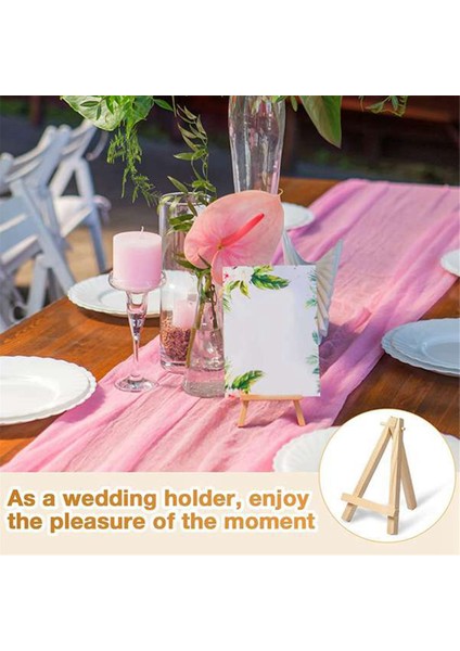 60 Adet Mini Ahşap Şövale. Kartvizitler, Sergi Fotoğrafları, Küçük Kanvaslar, Sınıf Kendin Yap Sanatları ve El Sanatları 8X15CM (Yurt Dışından) modelleri