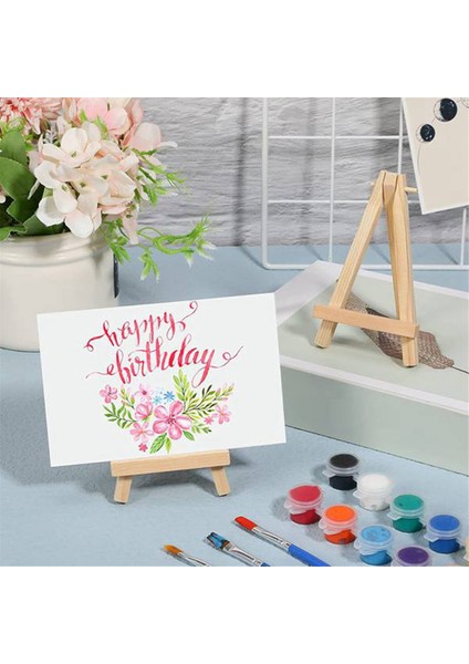 60 Adet Mini Ahşap Şövale. Kartvizitler, Sergi Fotoğrafları, Küçük Kanvaslar, Sınıf Kendin Yap Sanatları ve El Sanatları 8X15CM (Yurt Dışından) fırsatları