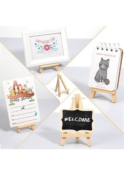 60 Adet Mini Ahşap Şövale. Kartvizitler, Sergi Fotoğrafları, Küçük Kanvaslar, Sınıf Kendin Yap Sanatları ve El Sanatları 8X15CM (Yurt Dışından) indirimleri