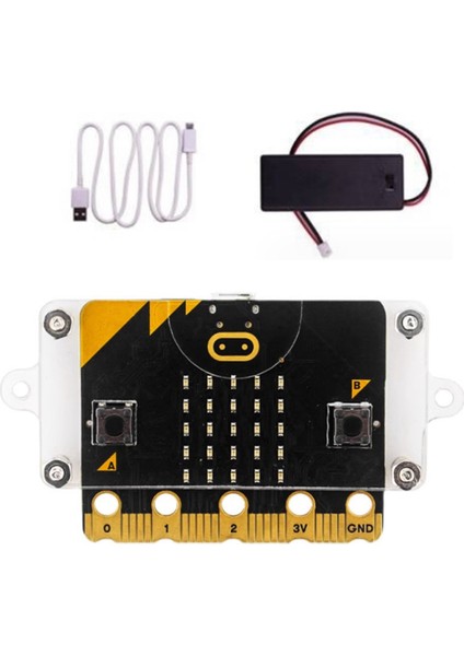 Bbc Microbit V2.0 Anakart Python Programlanabilir Öğrenme Geliştirme Kurulu A'da Grafik Programlamaya Giriş (Yurt Dışından)