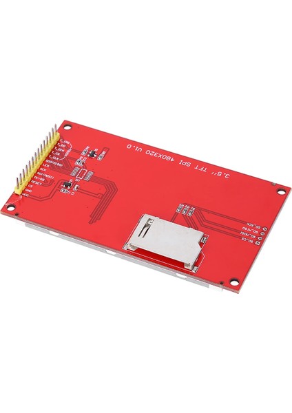 Modül LCD Ekran Modülü Tft 3.5 Inç Spı Seri 480X320 Hd Elektronik Ekran Sürücüsü Aksesuarları (Beş Noktalı Dokunmatik) (Yurt Dışından)