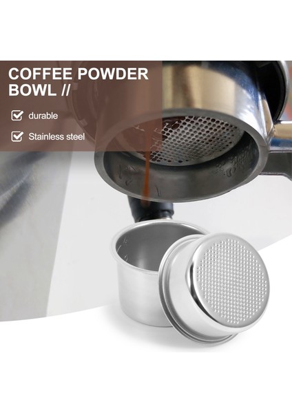 51MM 2/4 Bardak Filtre Yedek Filtre Sepeti Kahve Dipsiz Portafilter Espresso Makinesi Parçaları (Yurt Dışından)