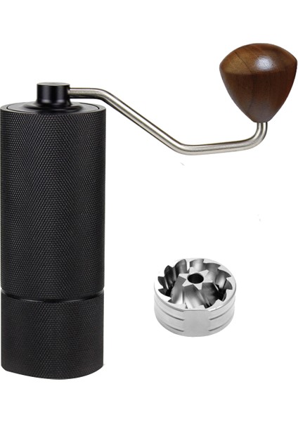 Manuel Kahve Değirmeni El Çelik Çekirdek Çapak Mutfak Için Taşınabilir El Espresso Kahve Freze Aracı Altıgen (Yurt Dışından)